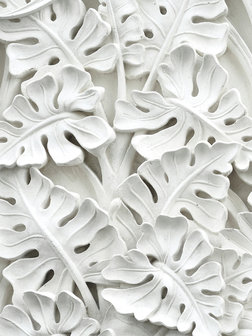 Alabaster Flowers Relief Photo Wall Mural 10052VEA