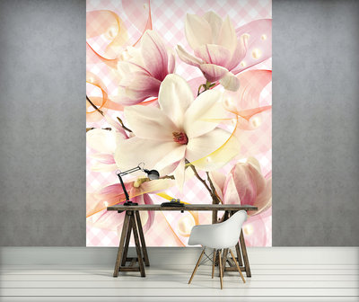 Delicate Magnolia Photo Wall Mural 10124VEA