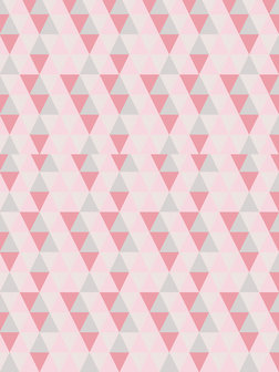Pink Triangles Photo Wall Mural 10728VEA