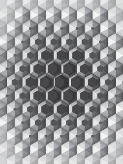 3D Hexagons Photo Wall Mural 10760VEA