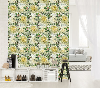 Yellow Peonies Photo Wall Mural 10933VEA