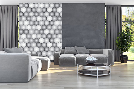 Hexagon Photo Wall Mural 10942VEA