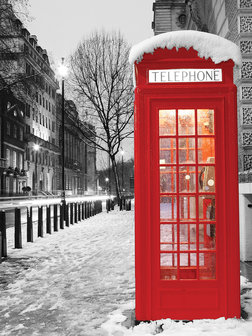 Telephone Booth Photo Wall Mural 10249VEA