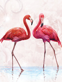 Pink Flamingos Photo Wall Mural 10199VEA