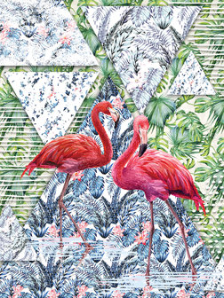 Flamingo Photo Wall Mural 11089VEA