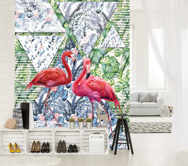 Flamingo Photo Wall Mural 11089VEA