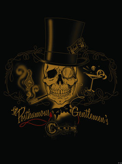 Posthumous Gentlemen&#039;s Club Photo Wall Mural 13248VEA