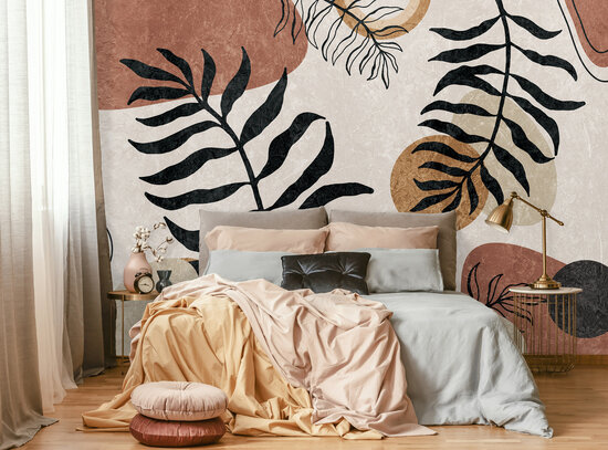 Abstract Boho Wall Mural 14524