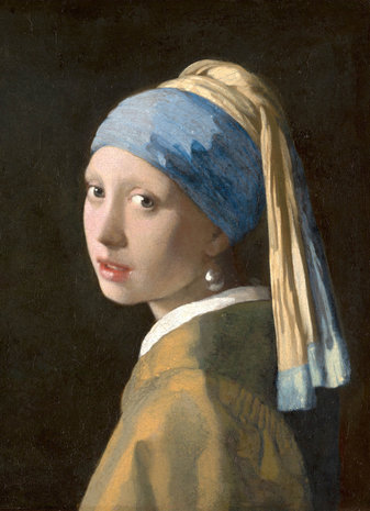 Mauritshuis Johannes Vermeer, Girl with a Pearl Earring 1665 MH1 (FREE Glue Included!)