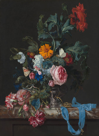 Mauritshuis Willem van Aelst, Flowers 1663 MH3 (FREE Glue Included!)