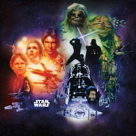 Star Wars Classic Poster Collage DX5-044