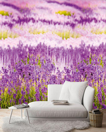 Dutch Wallcoverings Lavendel One Roll One Motif - Grandeco A35901