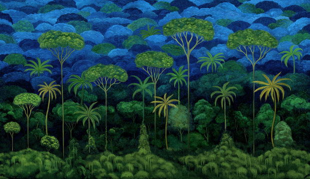 Arte D&eacute;cors &amp; Panoramiques - Ciel Tropical Bright Midnight 97650