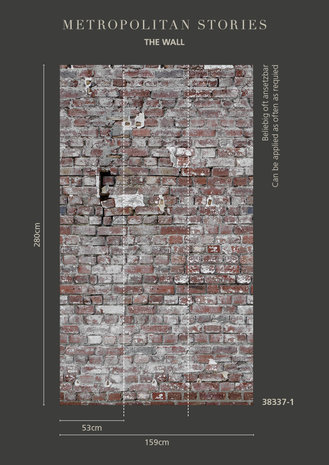 AS Creation Bricks Industrial The Wall 38337-1