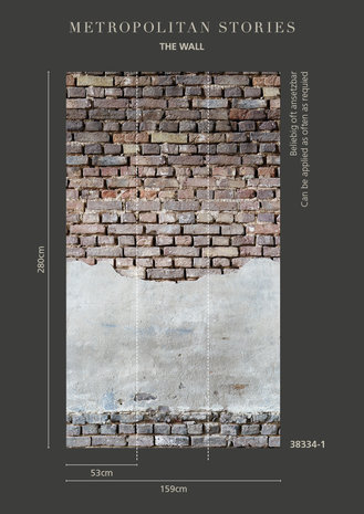 AS Creation Bricks Industrial The Wall 38334-1