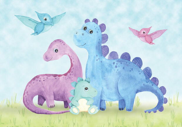 Baby Dino Wall Mural 14163