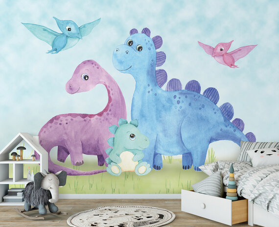 Baby Dino Wall Mural 14163