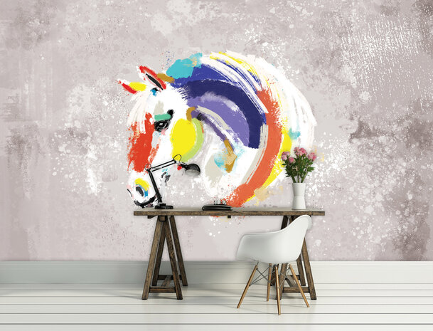 Colorful Horse Wall Mural 14121
