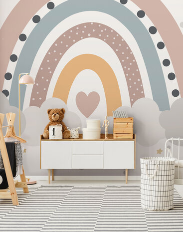 Boho Regenboog Wall Mural 14256