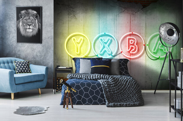 Gaming Letters Wall Mural 14196