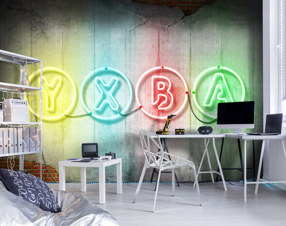 Gaming Letters Wall Mural 14196