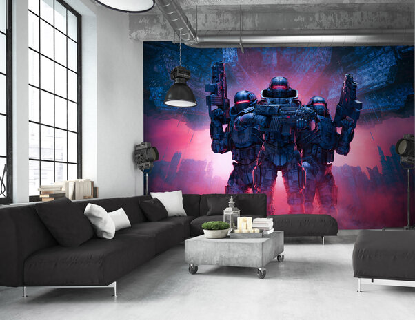 Sci-Fi Robots Wall Mural 14306