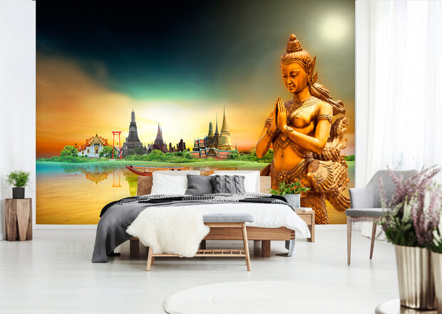 Thailand Buddha Wall Mural 14307