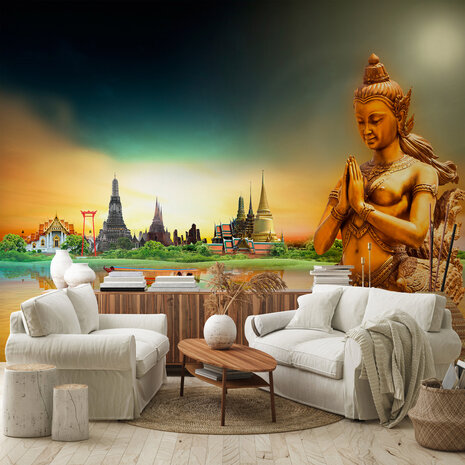 Thailand Buddha Wall Mural 14307