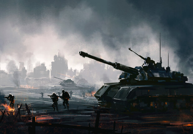 Tank Gaming Wall Mural 14308