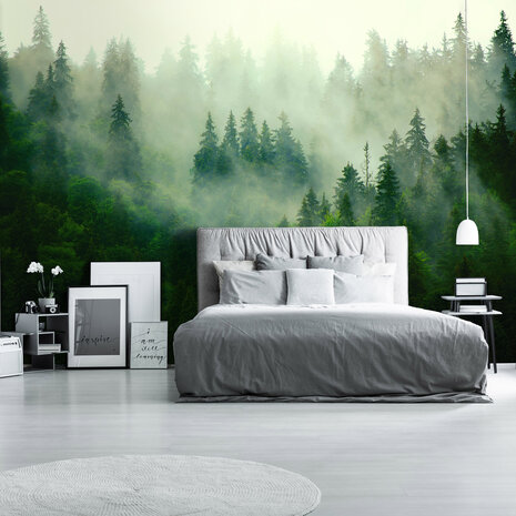 Mistig Bos Wall Mural 14210