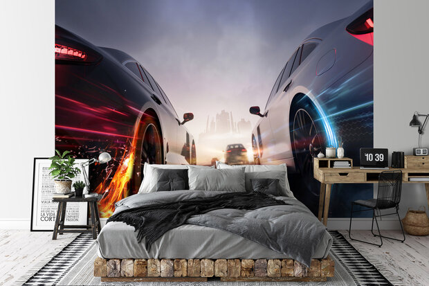 Racing Cars Wall Mural 14186