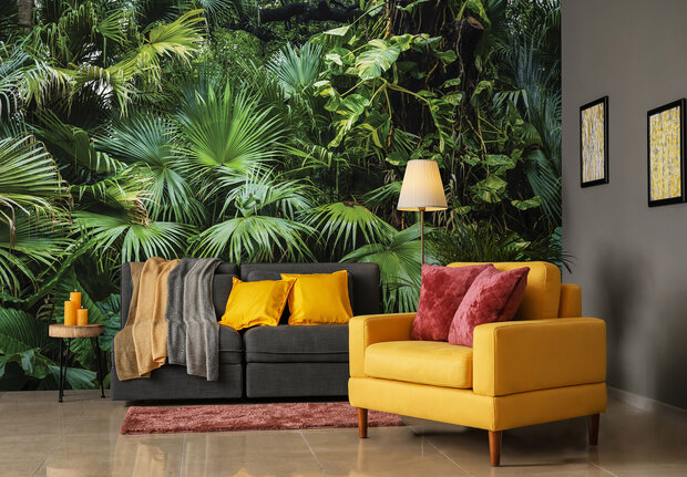 Green Jungle Magic Wall Mural 14082