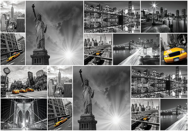 New York Collage Photo Wall Mural 10461P8