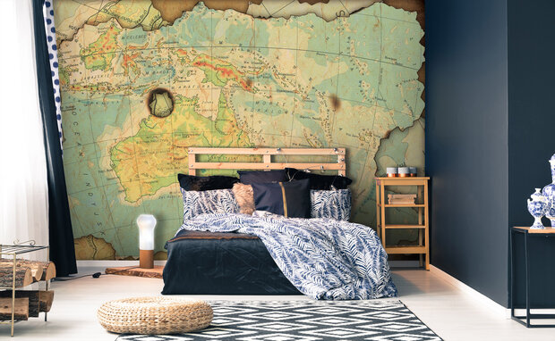 Photo Wall Mural World Map Classic 10947P8