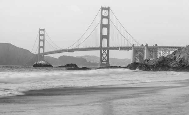 San Francisco Golden Gate Bridge Photo Wall Mural 10965P8