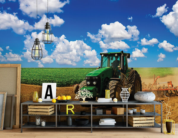 Tractor Photo Wallpaper Mural 1909P8