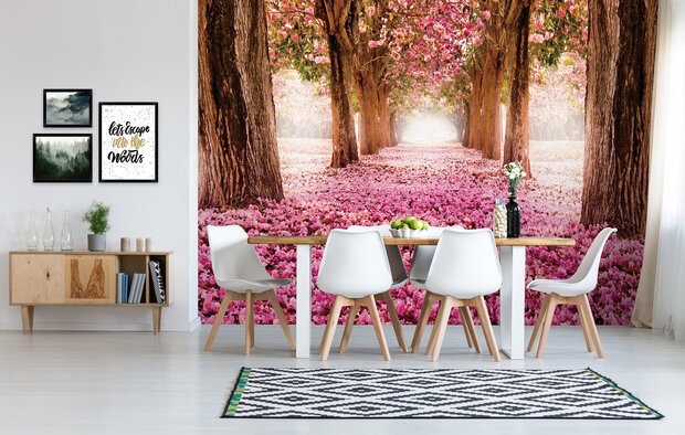 Trees &amp; Leaves Photo Wall Mural 851P8