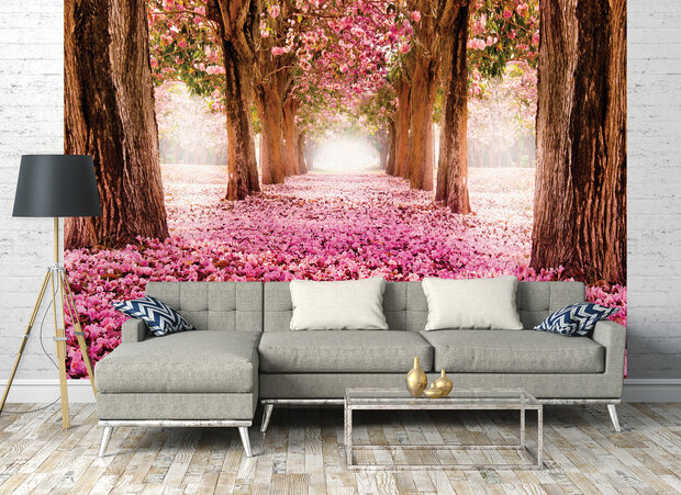 Trees &amp; Leaves Photo Wall Mural 851P8