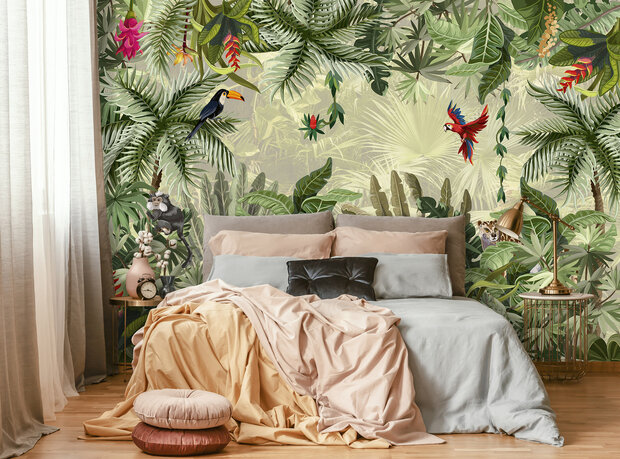 Jungle Paradise Mural 14076