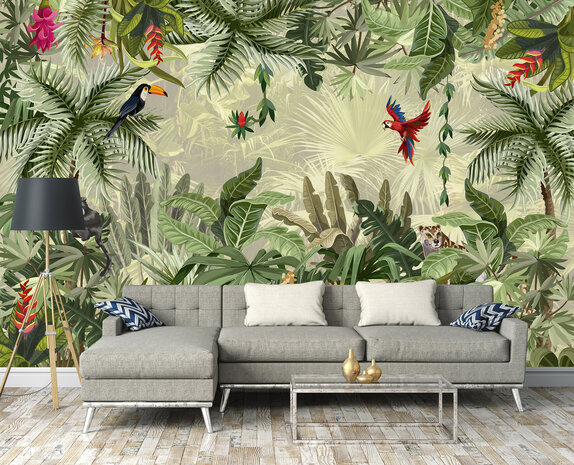 Jungle Paradise Mural 14076