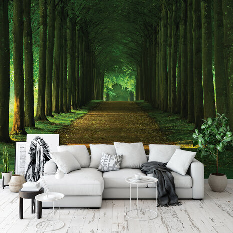 Trees &amp; Leaves Photo Wallpaper Mural 2285P8