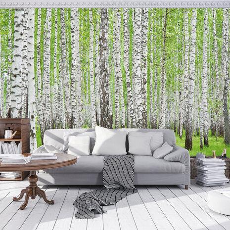 Trees &amp; Leaves Photo Wallpaper Mural 157P8