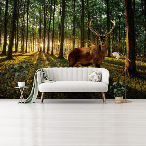 Trees &amp; Leaves Photo Wall Mural 3194P8