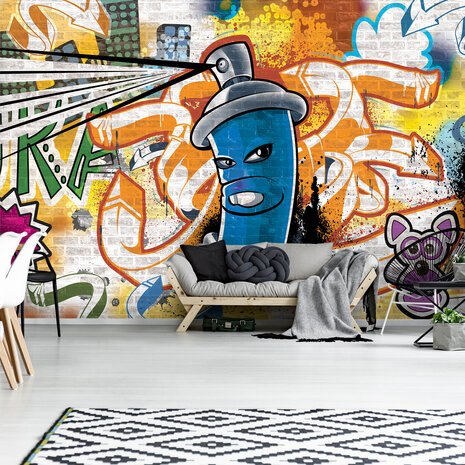 Graffiti Photo Wallpaper Mural 1398P8