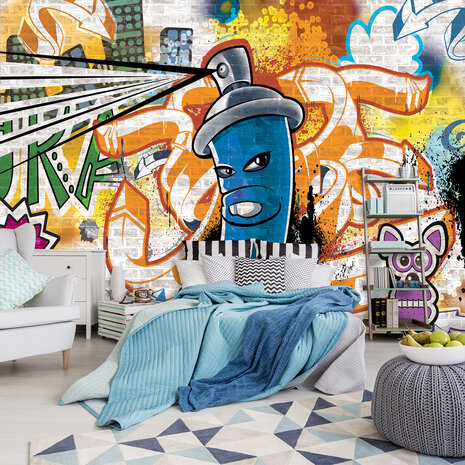 Graffiti Photo Wallpaper Mural 1398P8