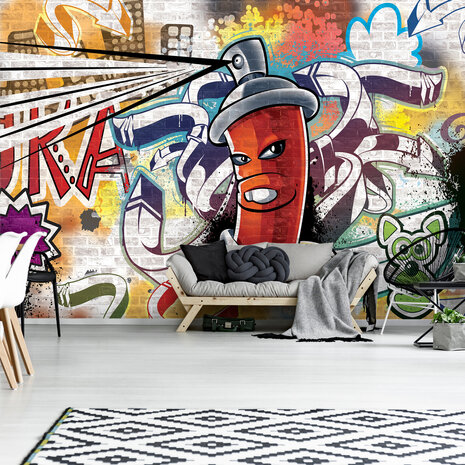 Graffiti Photo Wallpaper Mural 1395P8