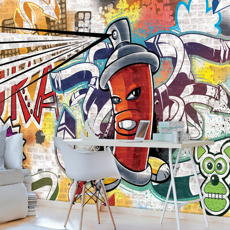 Graffiti Photo Wallpaper Mural 1395P8