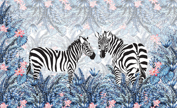 Zebra Photo Wall Mural 11087P8