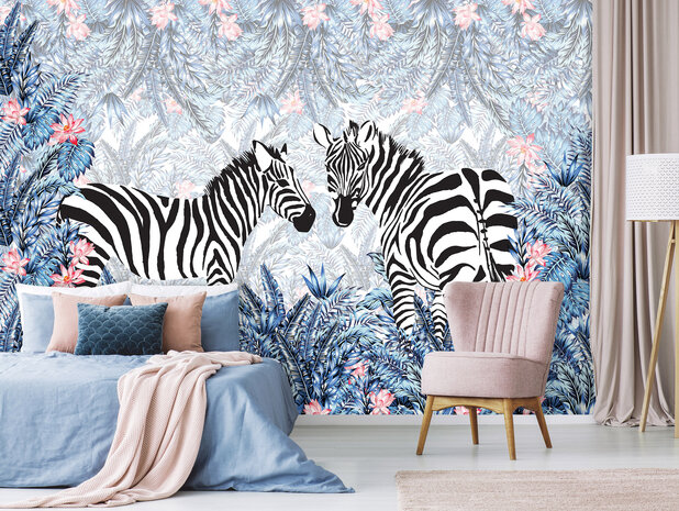 Zebra Photo Wall Mural 11087P8