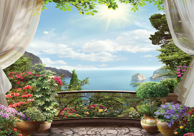 Photo Wall Mural Balcony View 11426P8